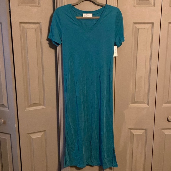 Comfy teal dress - Picture 1 of 2